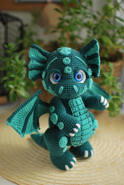 crochet dragone