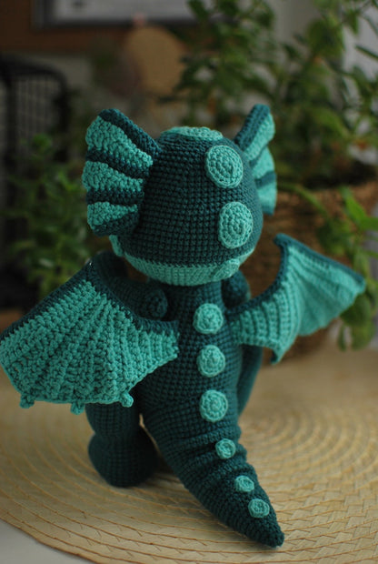 crochet dragone