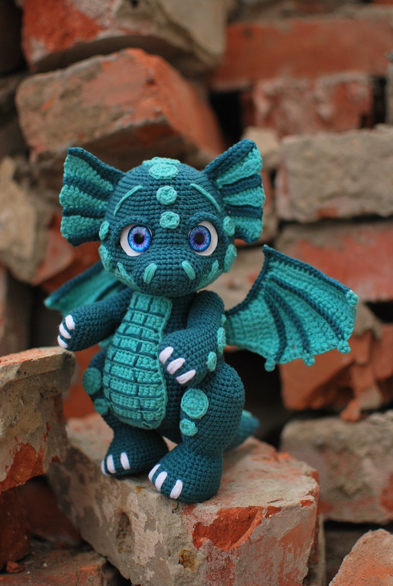 crochet dragone