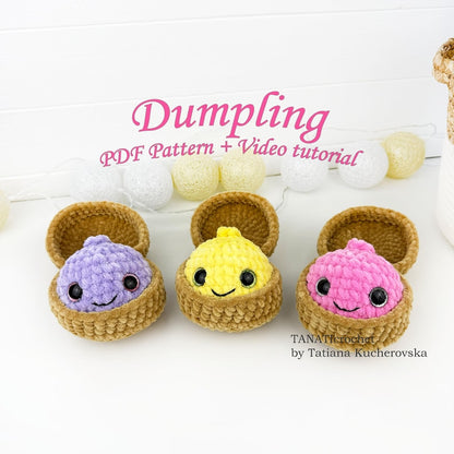 No-Sew Dumpling & Steamer Crochet Pattern – Viral Kawaii Amigurumi Plush Tutorial for Beginners  Select 87 more words to run Humanizer.