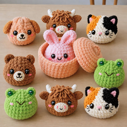 Dumplings & Steamer Crochet Pattern – Viral No-Sew Dumpling Amigurumi PDF Tutorial