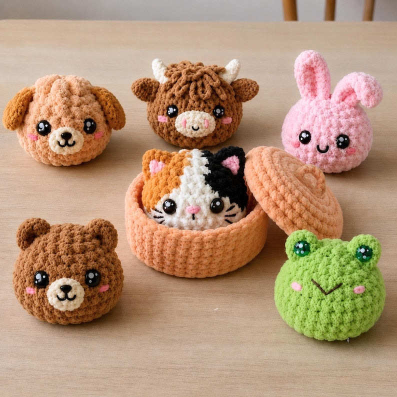 Dumplings & Steamer Crochet Pattern – Viral No-Sew Dumpling Amigurumi PDF Tutorial