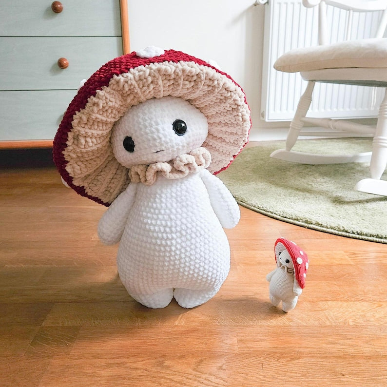 Mushroom Guy Critter Stitch Crochet Pattern – Cute Amigurumi PDF Tutorial