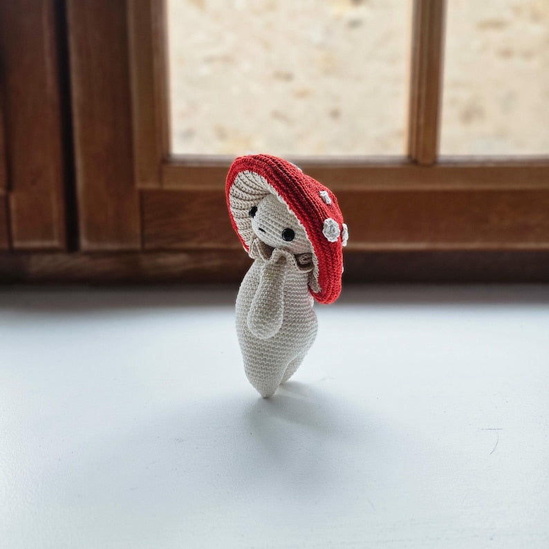 Mushroom Guy Critter Stitch Crochet Pattern – Cute Amigurumi PDF Tutorial