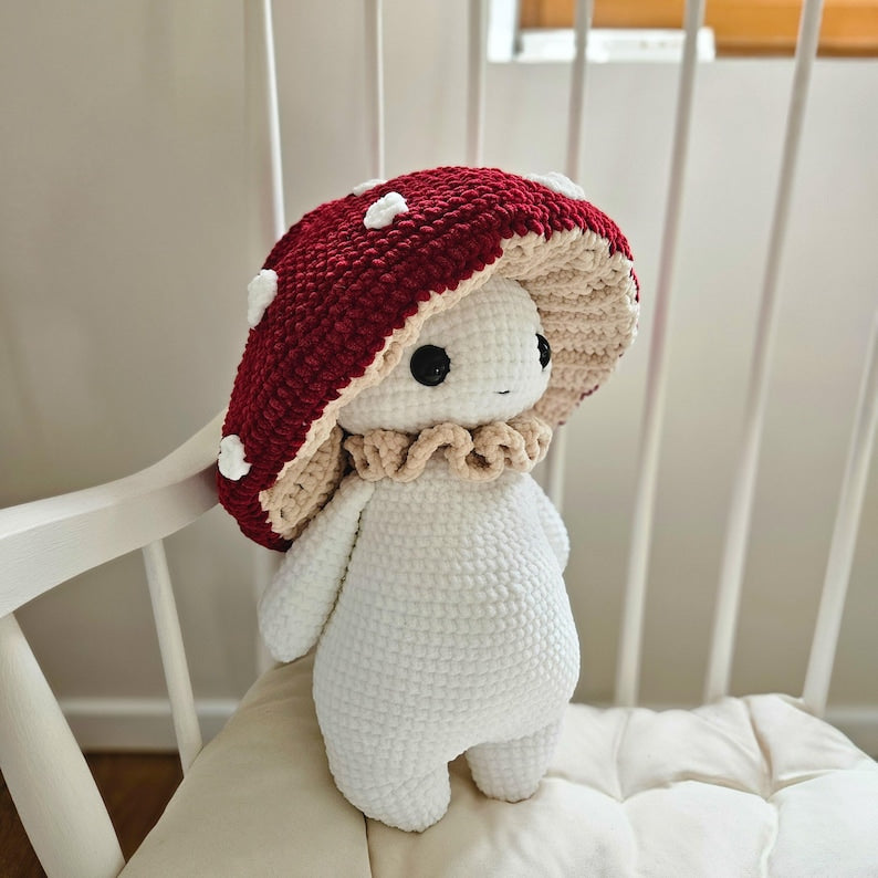 Mushroom Guy Critter Stitch Crochet Pattern – Cute Amigurumi PDF Tutorial