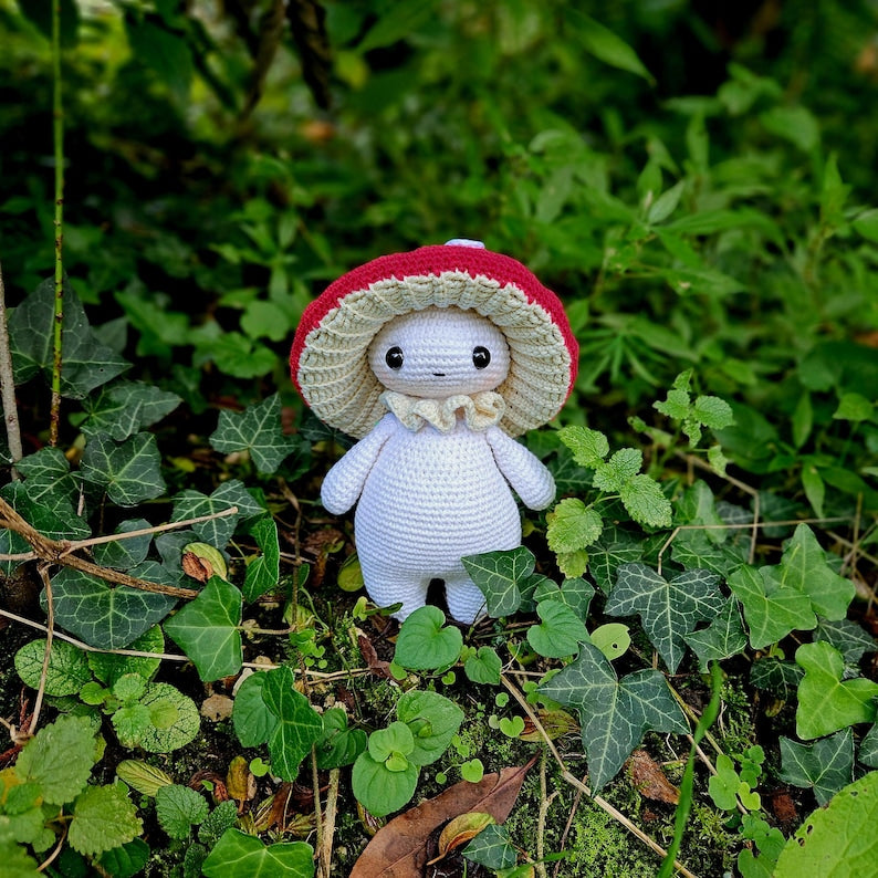 Mushroom Guy Critter Stitch Crochet Pattern – Cute Amigurumi PDF Tutorial