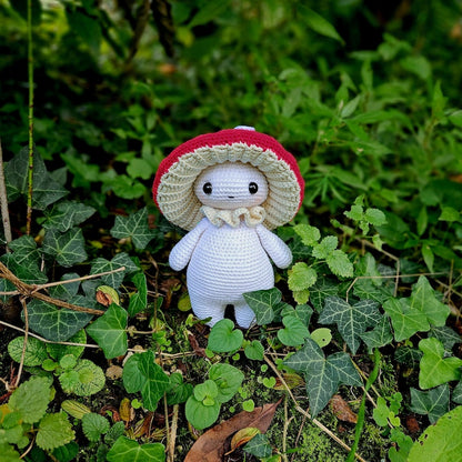 Mushroom Guy Critter Stitch Crochet Pattern – Cute Amigurumi PDF Tutorial