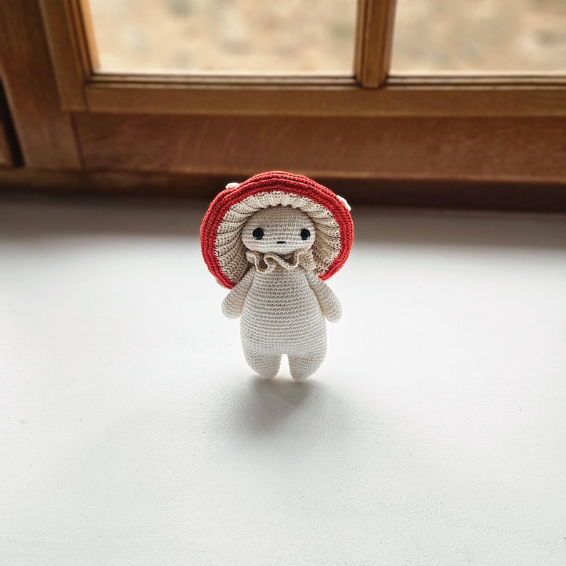 Mushroom Guy Critter Stitch Crochet Pattern – Cute Amigurumi PDF Tutorial