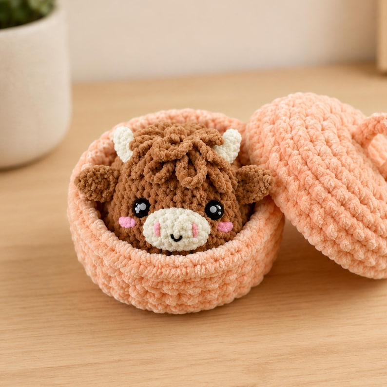 Dumplings & Steamer Crochet Pattern – Viral No-Sew Dumpling Amigurumi PDF Tutorial