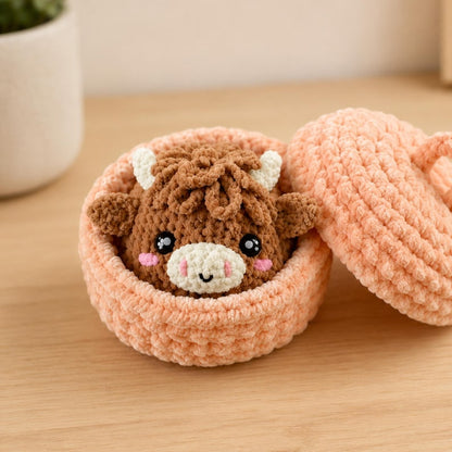 Dumplings & Steamer Crochet Pattern – Viral No-Sew Dumpling Amigurumi PDF Tutorial