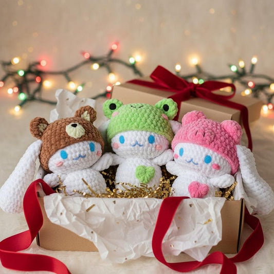 3 Cinnamoroll Crochet Patterns with video Tutoria