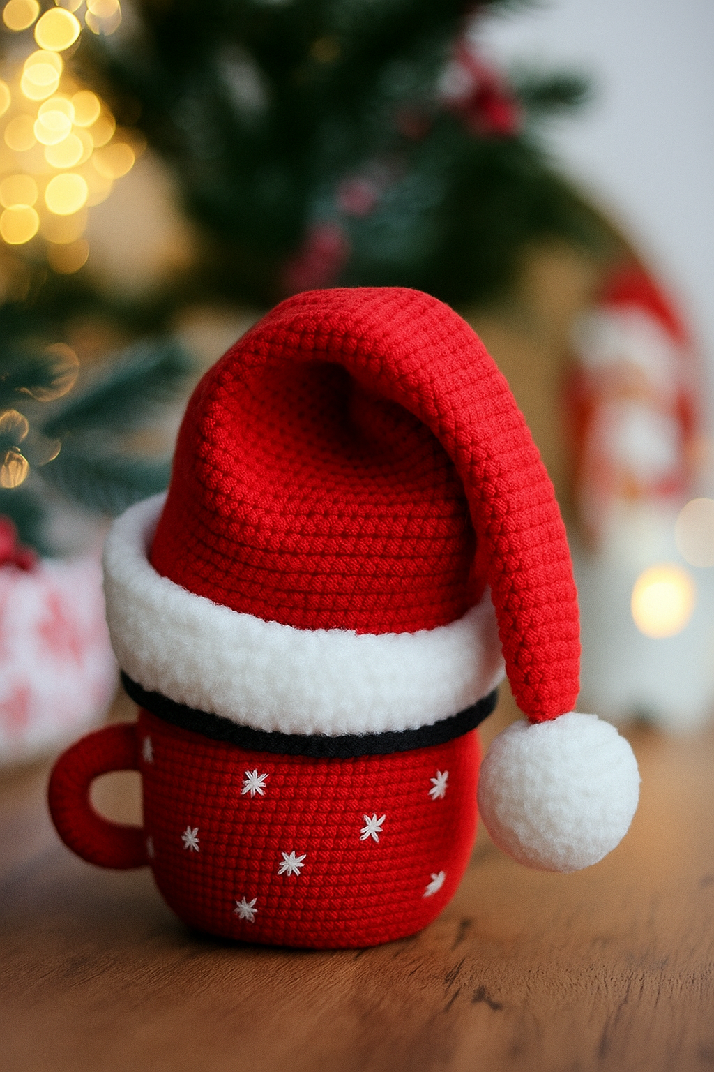 christmas mug crochet