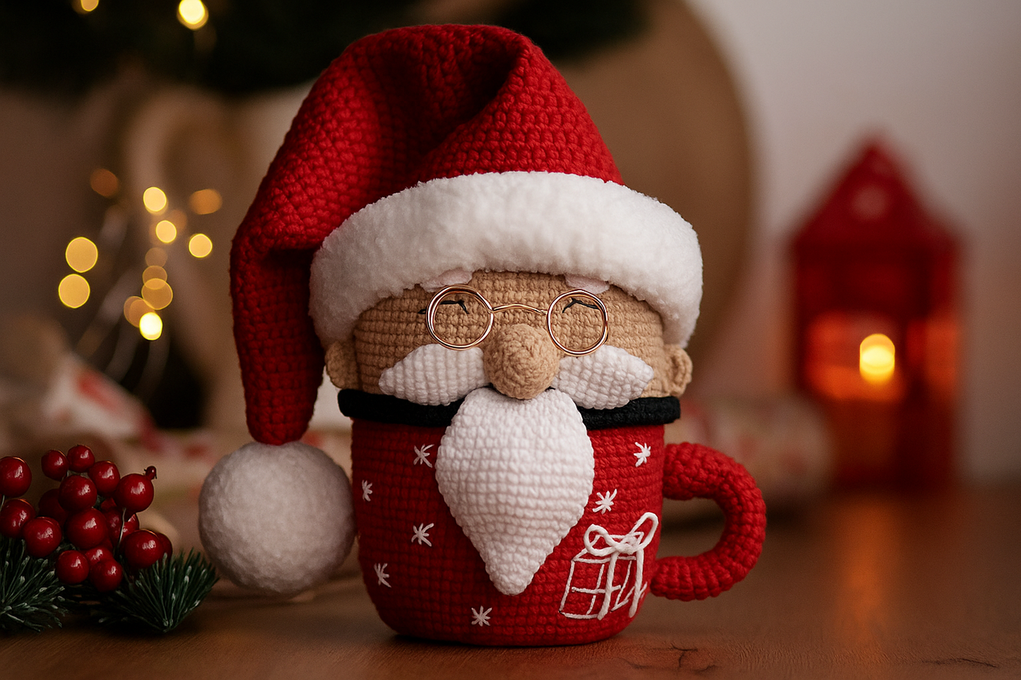 christmas mug crochet