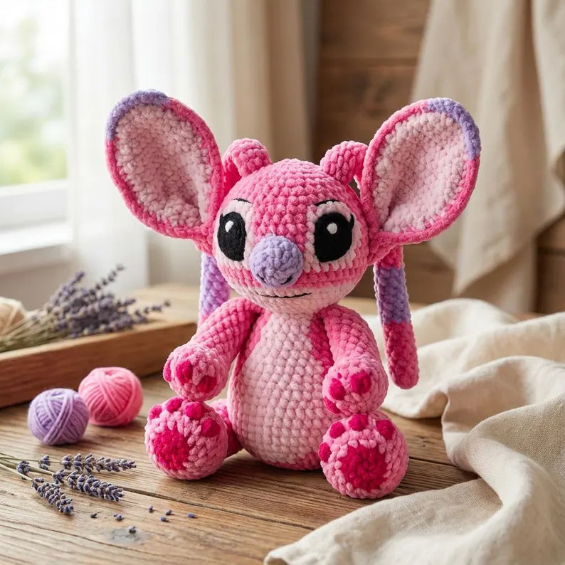 Stitch & Angel Crochet Pattern Bundle PDF + Video Tutorial
