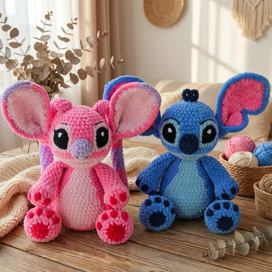 Stitch & Angel Crochet Pattern Bundle PDF + Video Tutorial
