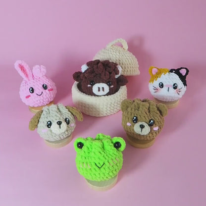 Dumplings & Steamer Crochet Pattern – Viral No-Sew Dumpling Amigurumi PDF Tutorial