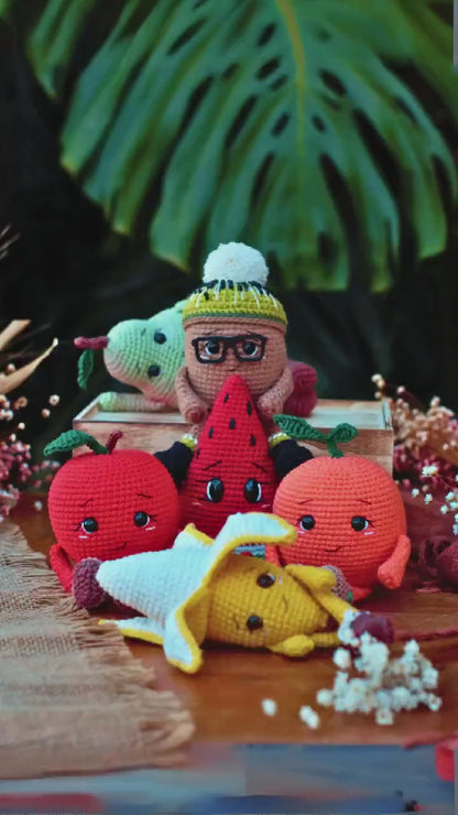 Amigurumi Fruit Crochet Patterns eBook – 6 Fruits Set | PDF Instant Download